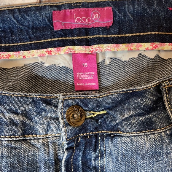 Loop 18 size 15 short jean skirt - Picture 5 of 5